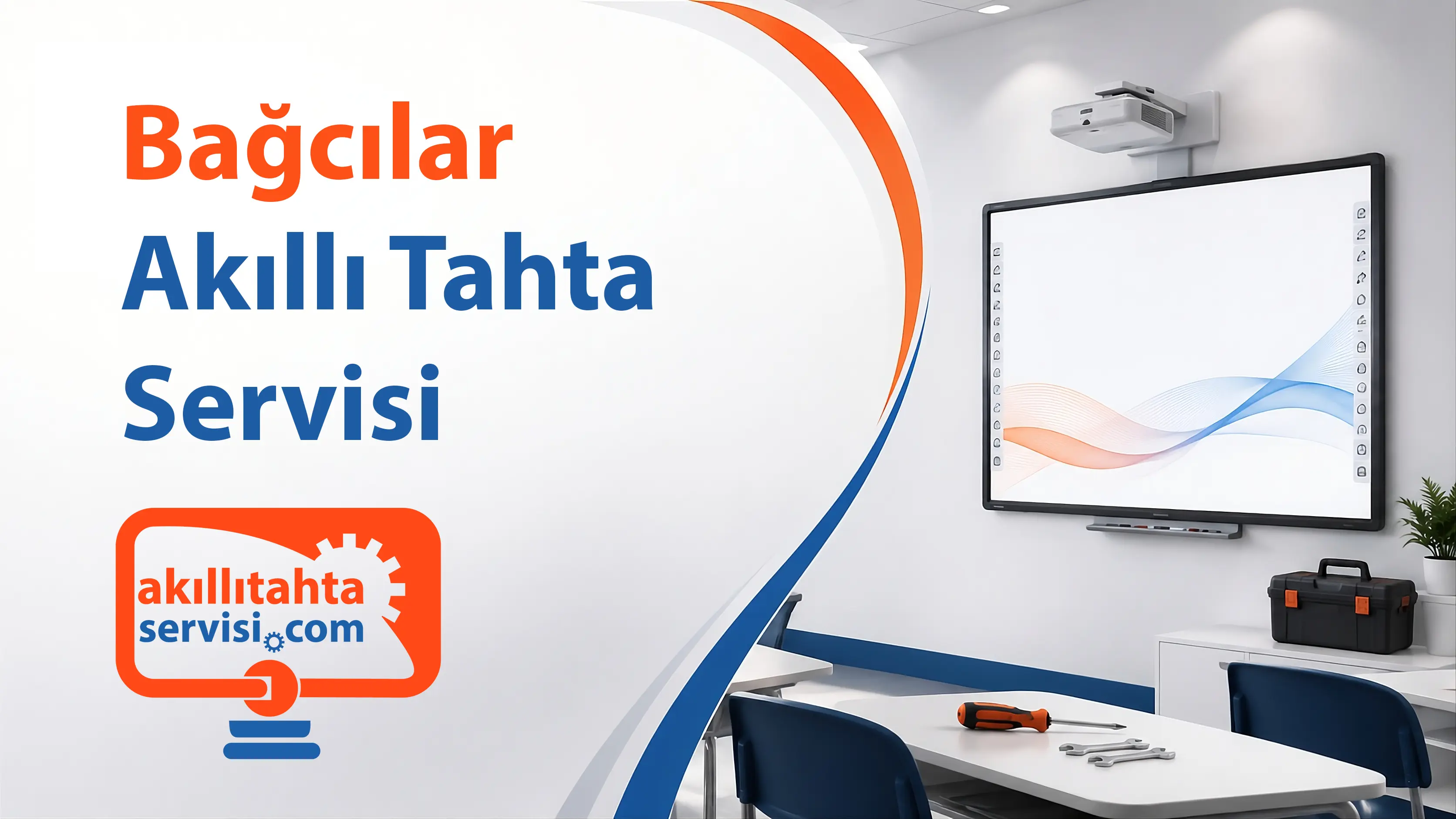 Bağcılar bölgesinde akıllı tahta servis planlamasını temsil eden görsel