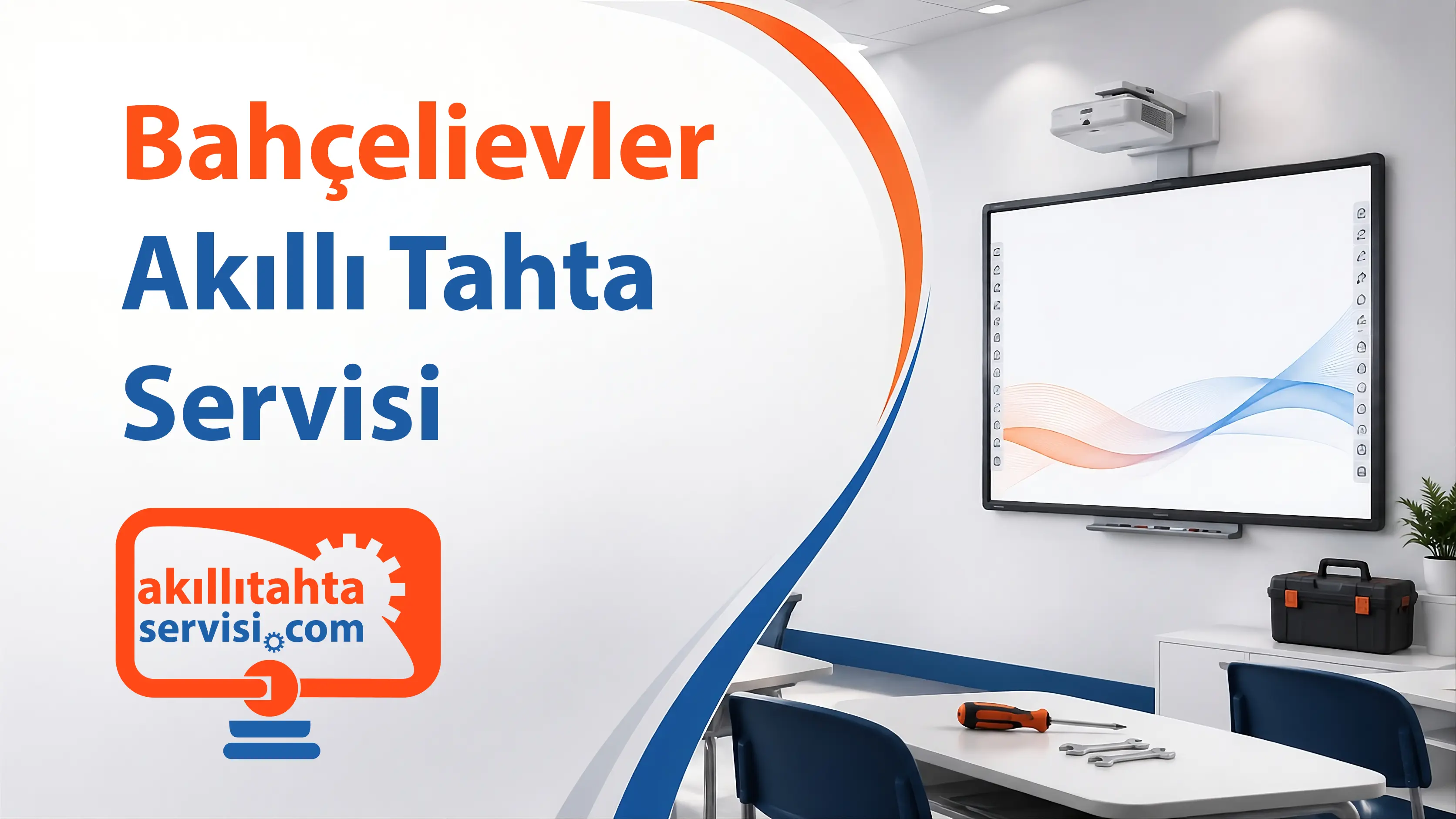 Bahçelievler bölgesinde akıllı tahta servis planlamasını temsil eden görsel