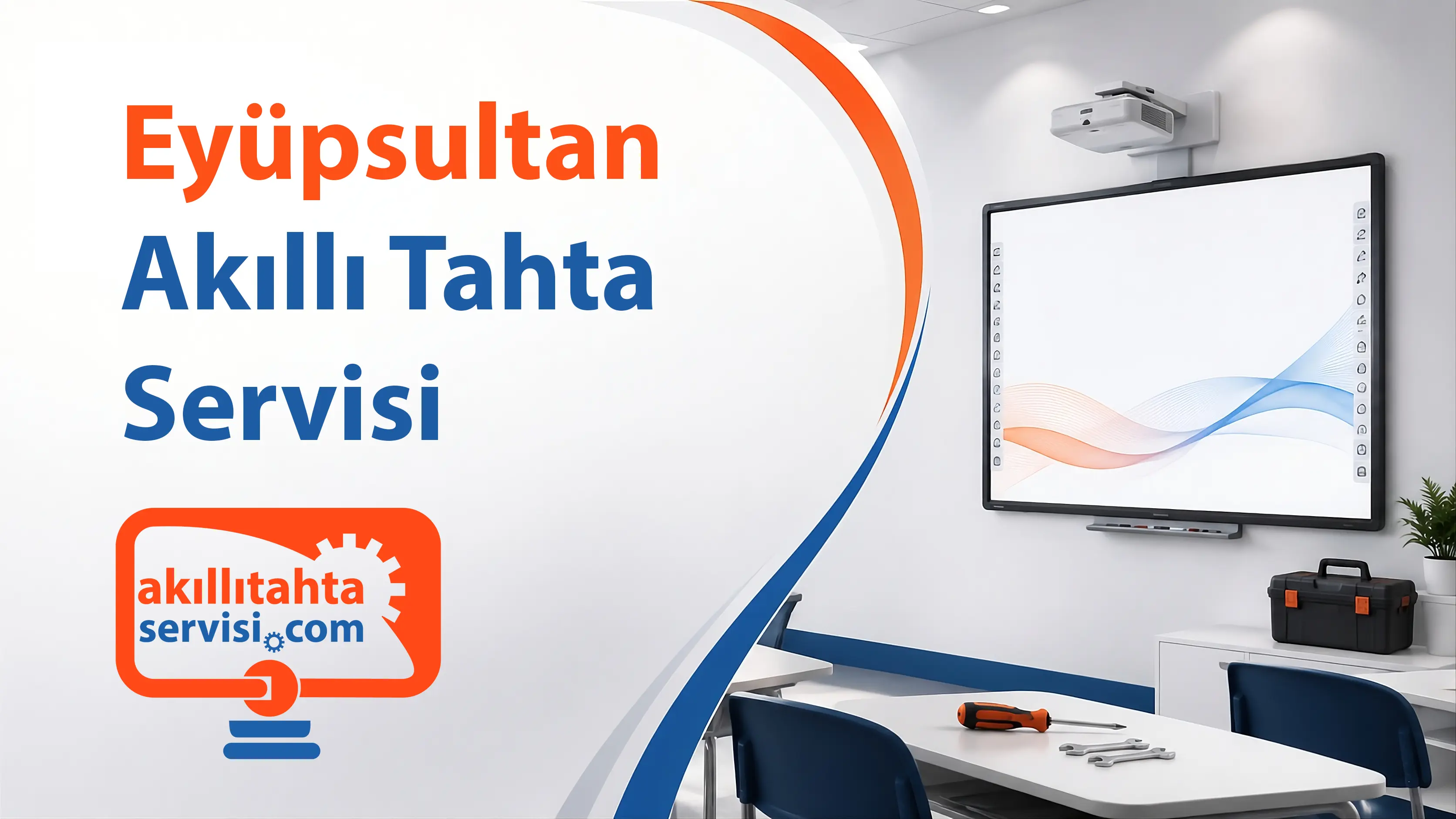 Eyüpsultan bölgesinde akıllı tahta servis planlamasını temsil eden görsel