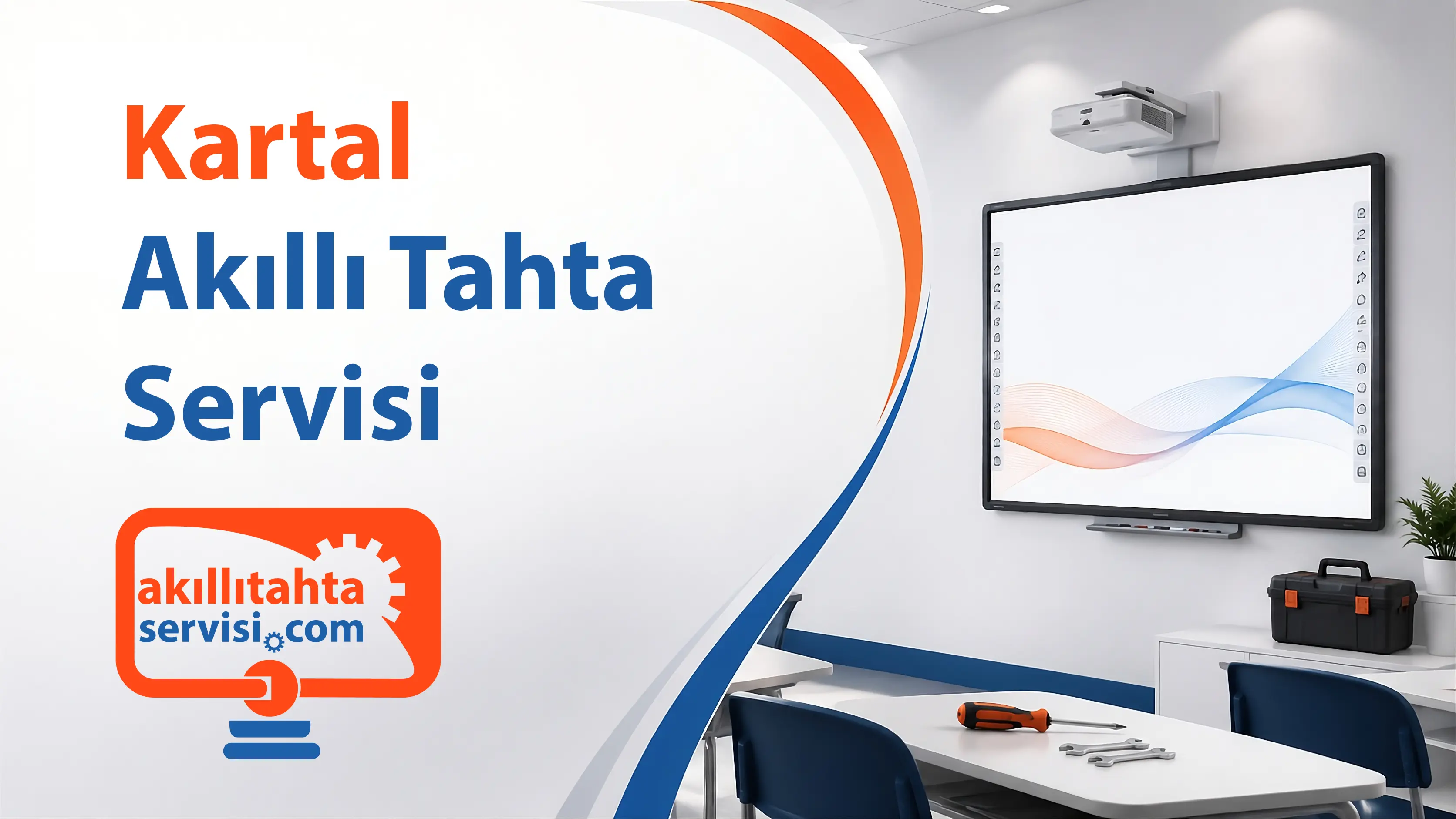 Kartal bölgesinde akıllı tahta servis planlamasını temsil eden görsel
